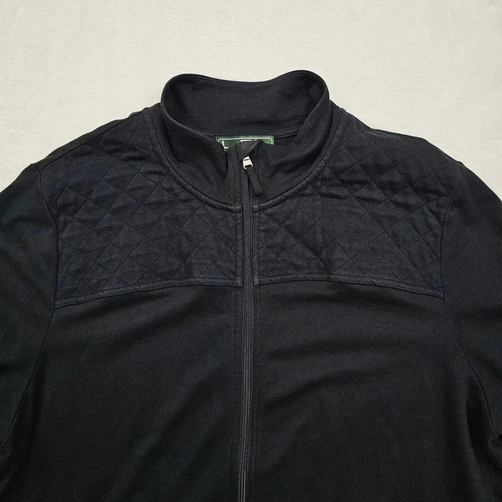 Lauren Active Ralph Lauren Jacket Womens 2X Black Full Zip Cotton Equestrian Ivy